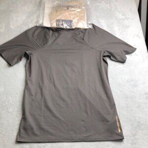 Tommie Copper Gray  Compression Tee & Shoulder Support Bra Size XL